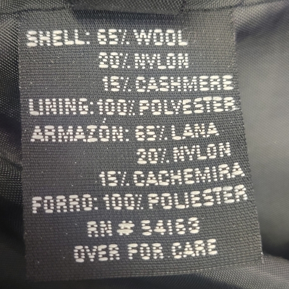 Wool/ Cashmere/Nylon Blend Coat women 16 - Picture 10 of 11